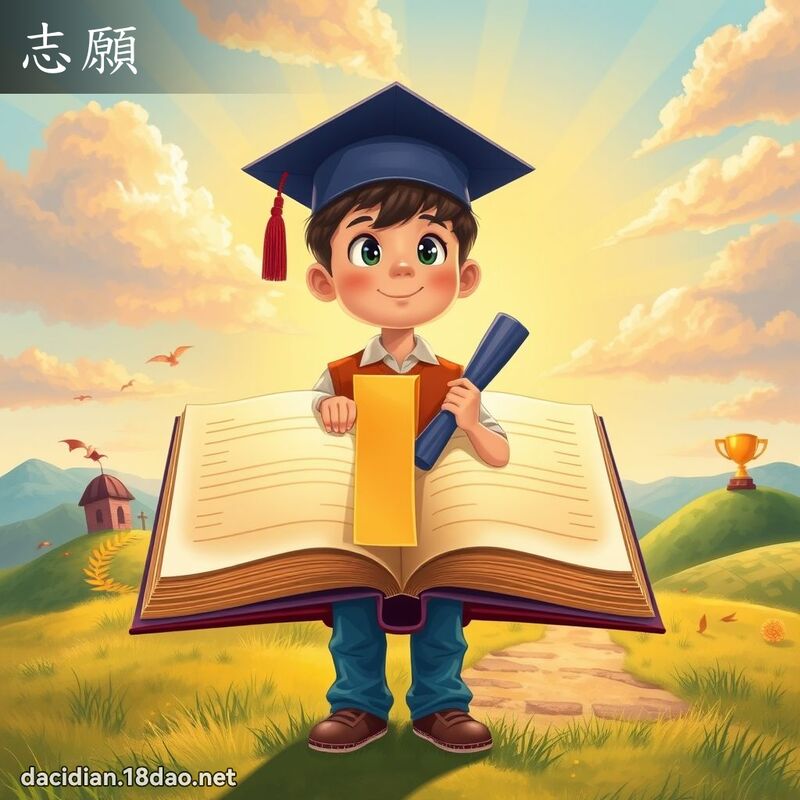 志願 - 國語大辭典配圖