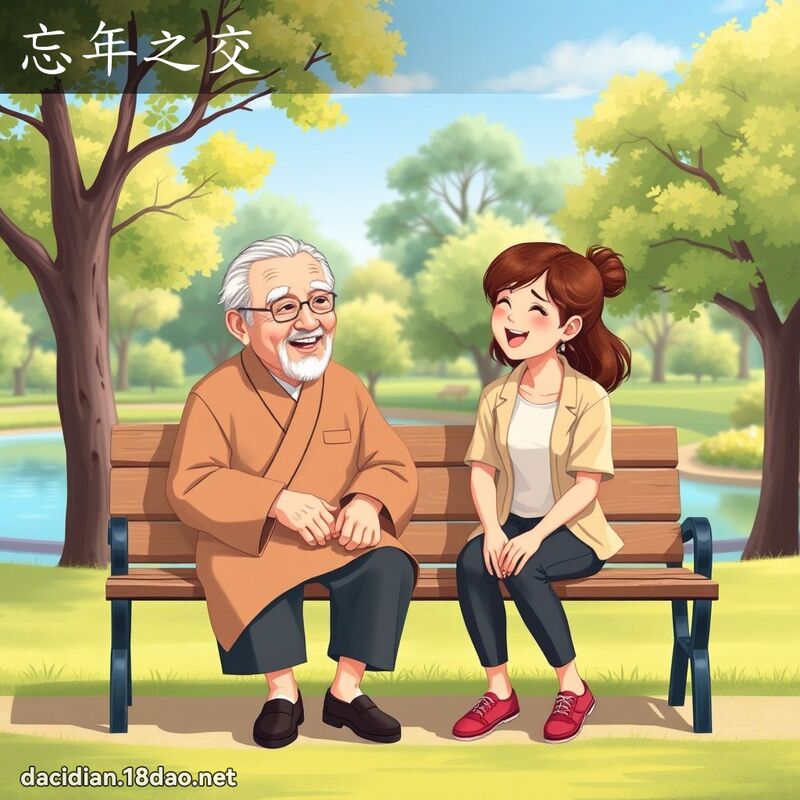 忘年之交 - 國語大辭典配圖