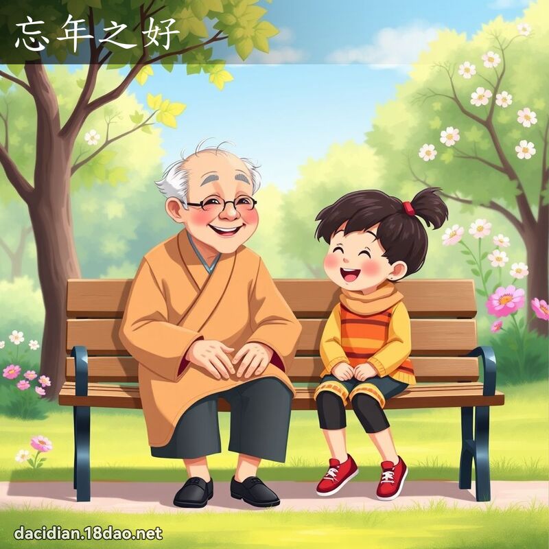 忘年之好 - 国语大辞典配图