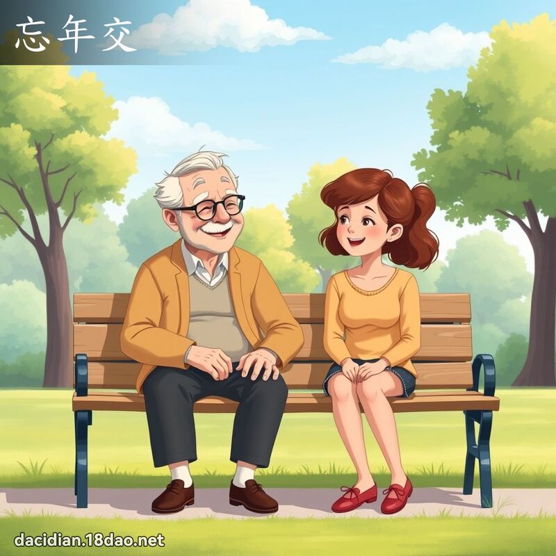 忘年交 - 国语大辞典配图