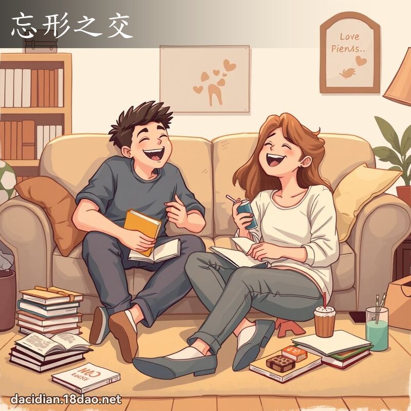 忘形之交 - 国语大辞典配图