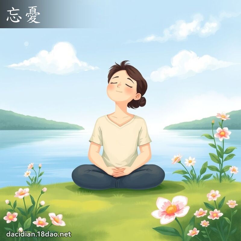 忘憂 - 國語大辭典配圖