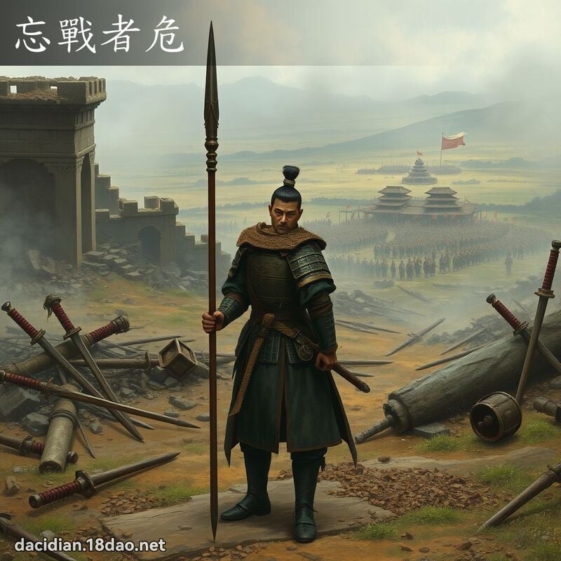 忘战者危 - 国语大辞典配图