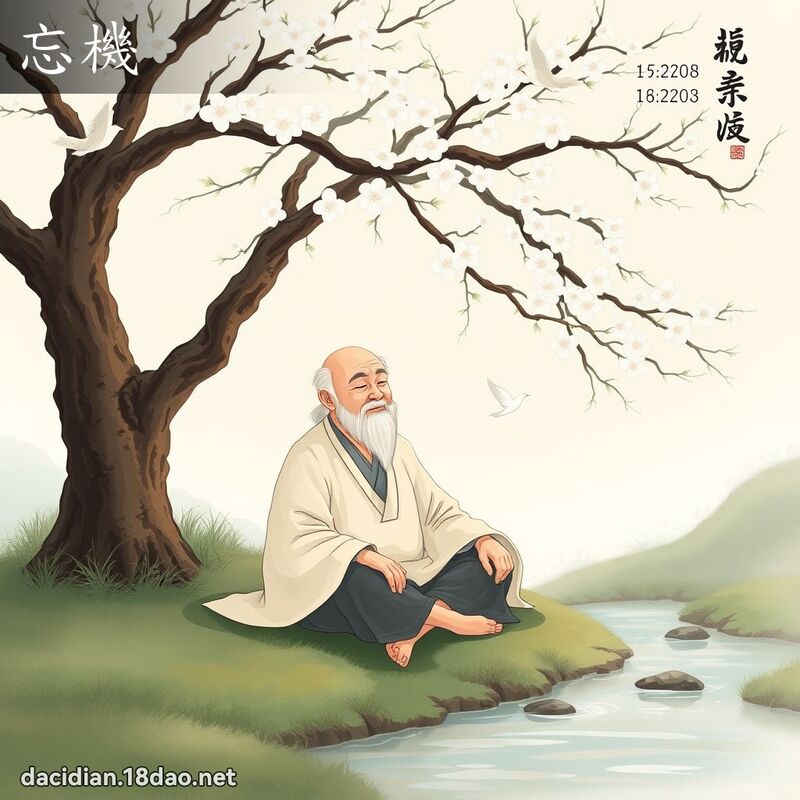 忘机 - 国语大辞典配图