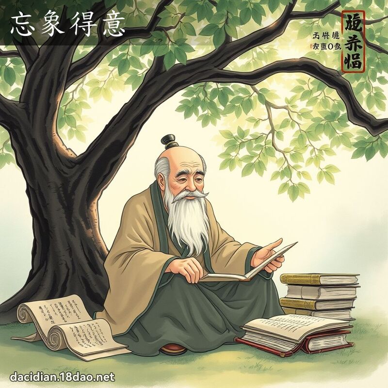 忘象得意 - 国语大辞典配图