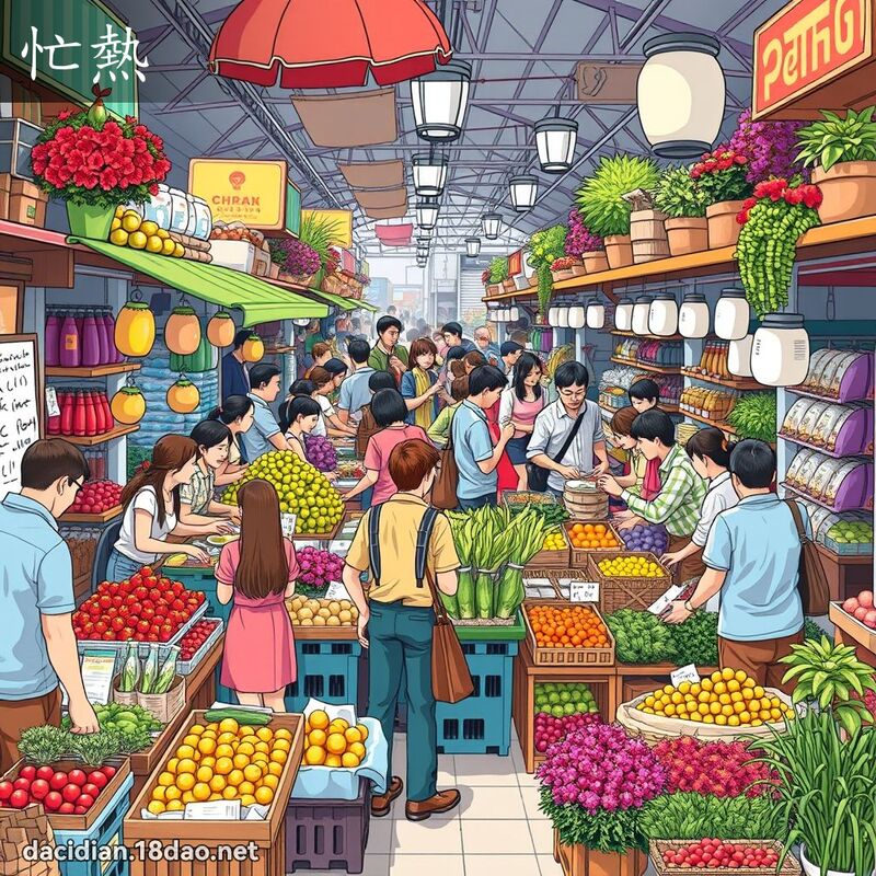 忙热 - 国语大辞典配图