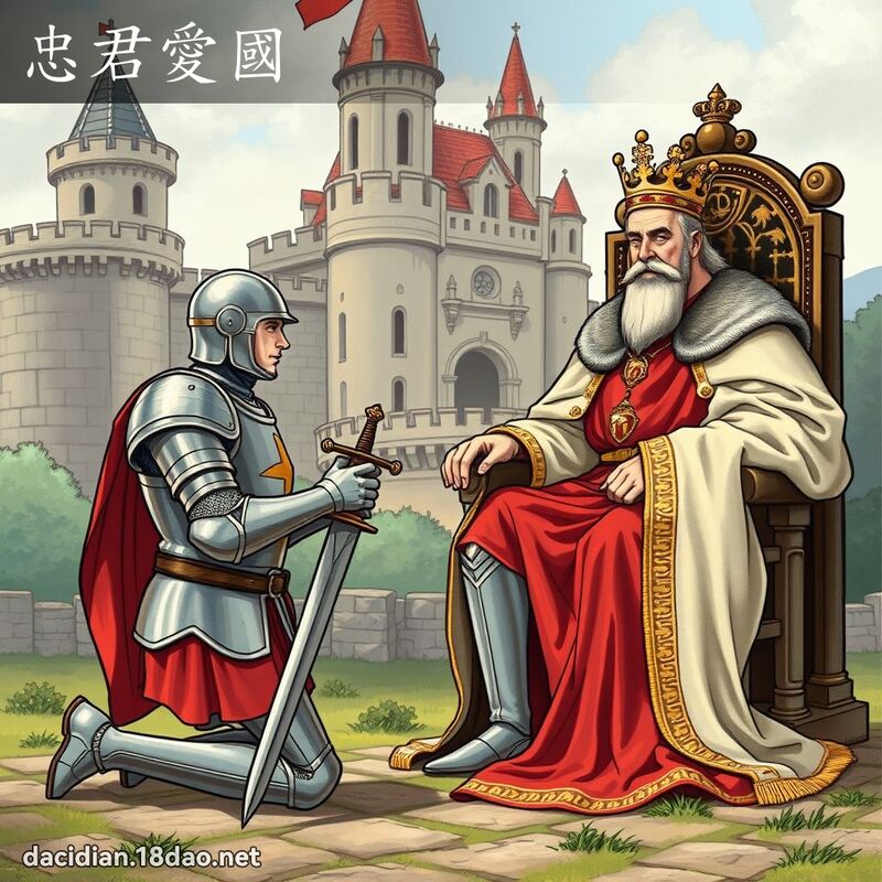 忠君爱国 - 国语大辞典配图