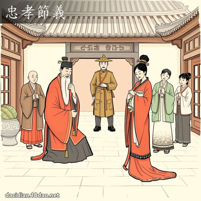 忠孝节义 - 国语大辞典配图
