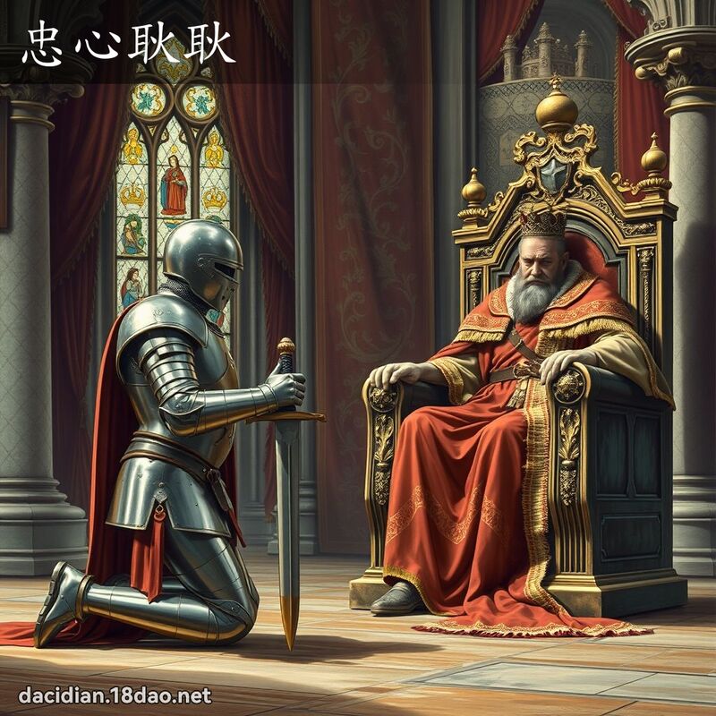 忠心耿耿 - 國語大辭典配圖