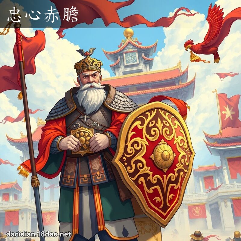 忠心赤膽 - 國語大辭典配圖
