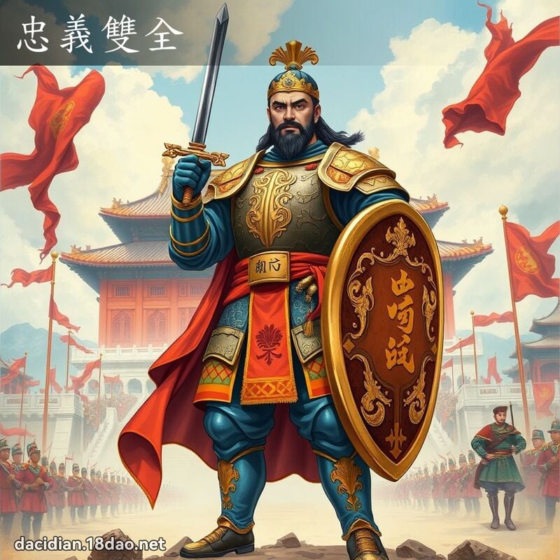 忠義雙全 - 國語大辭典配圖