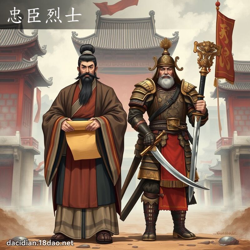 忠臣烈士 - 国语大辞典配图