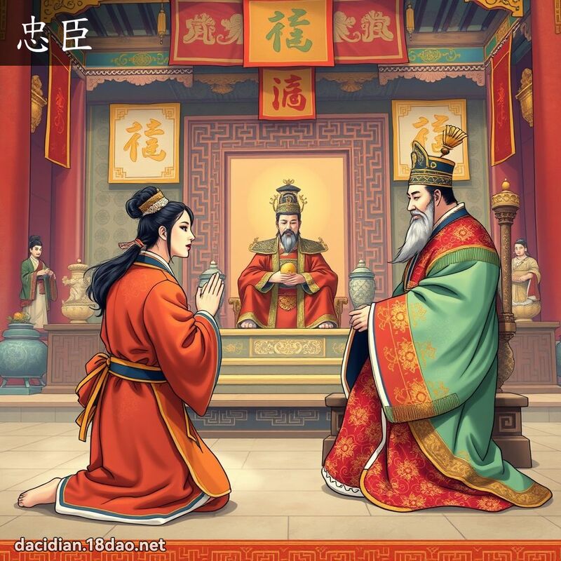 忠臣 - 国语大辞典配图