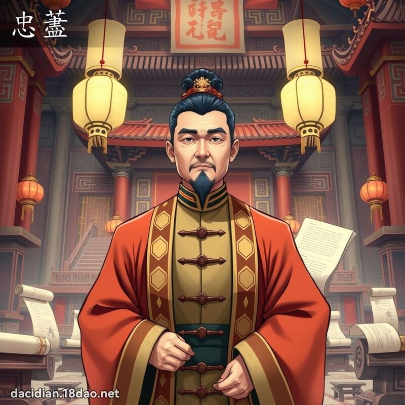 忠藎 - 國語大辭典配圖