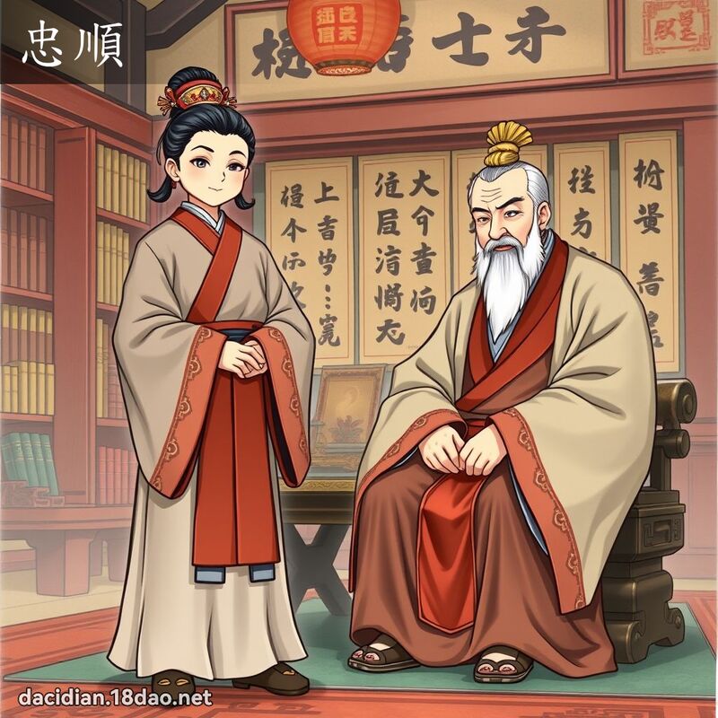 忠順 - 國語大辭典配圖