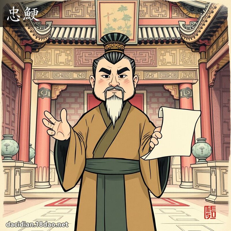 忠鯁 - 國語大辭典配圖