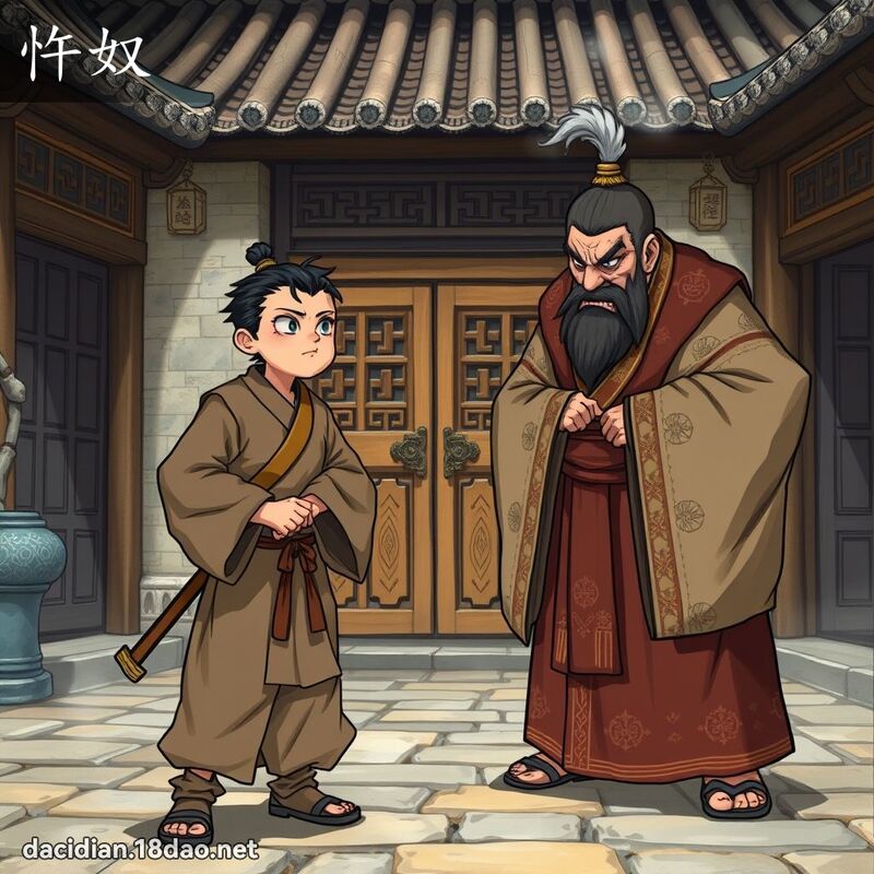 忤奴 - 國語大辭典配圖
