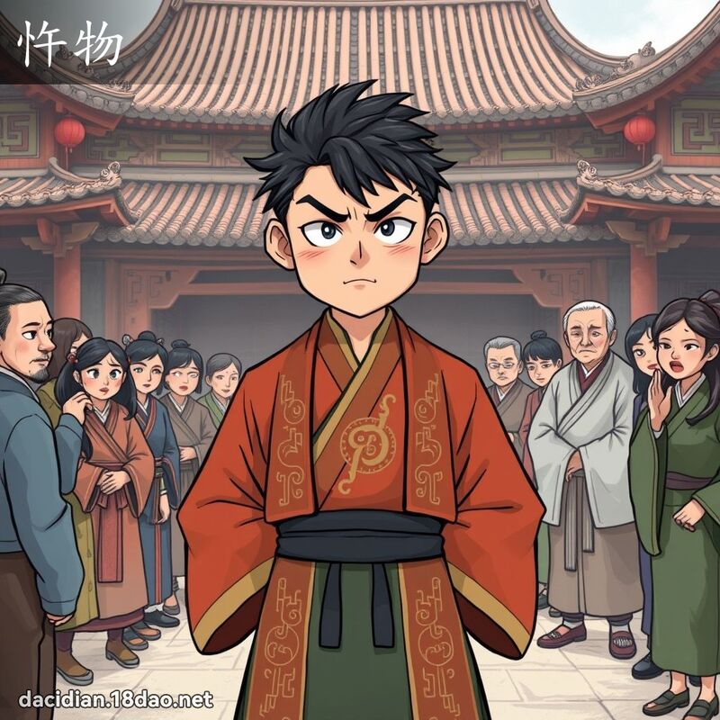 忤物 - 国语大辞典配图