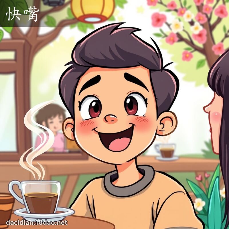 快嘴 - 國語大辭典配圖