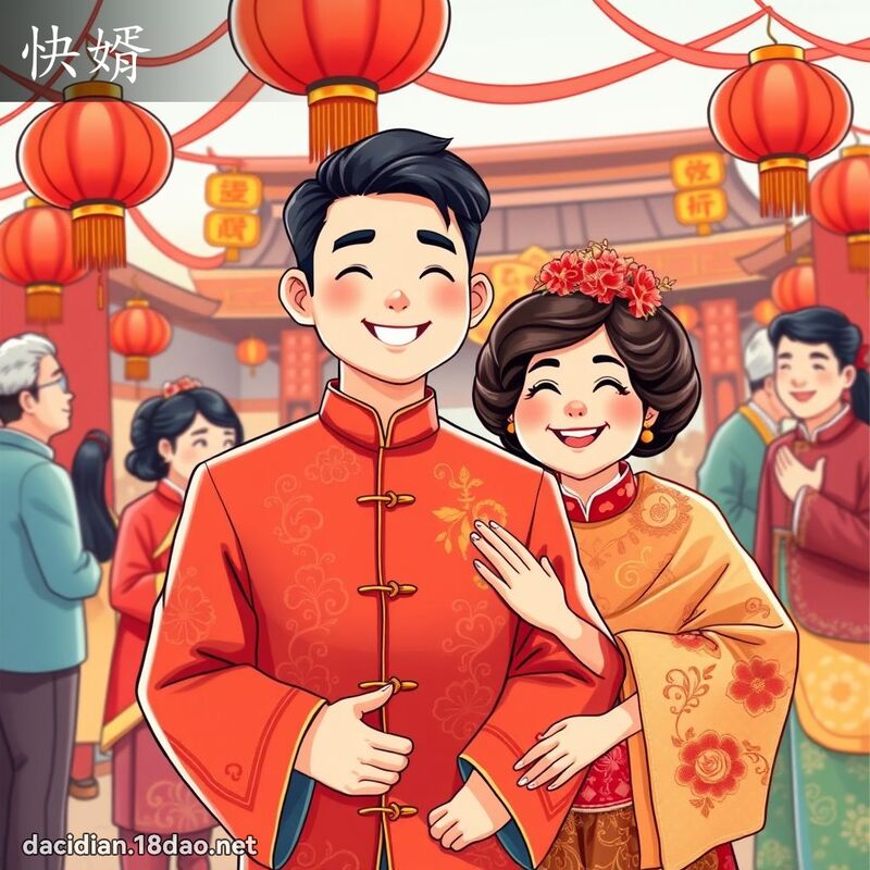 快婿 - 国语大辞典配图