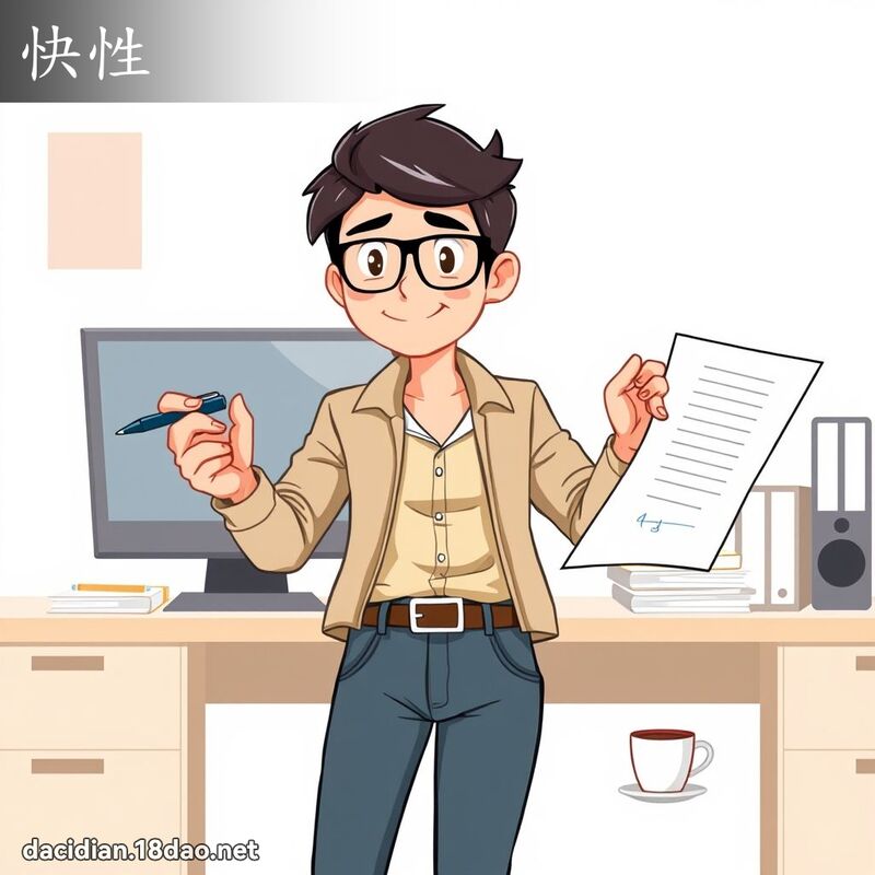 快性 - 國語大辭典配圖