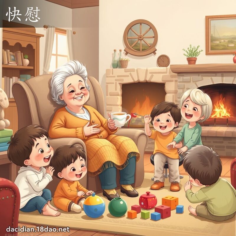 快慰 - 国语大辞典配图