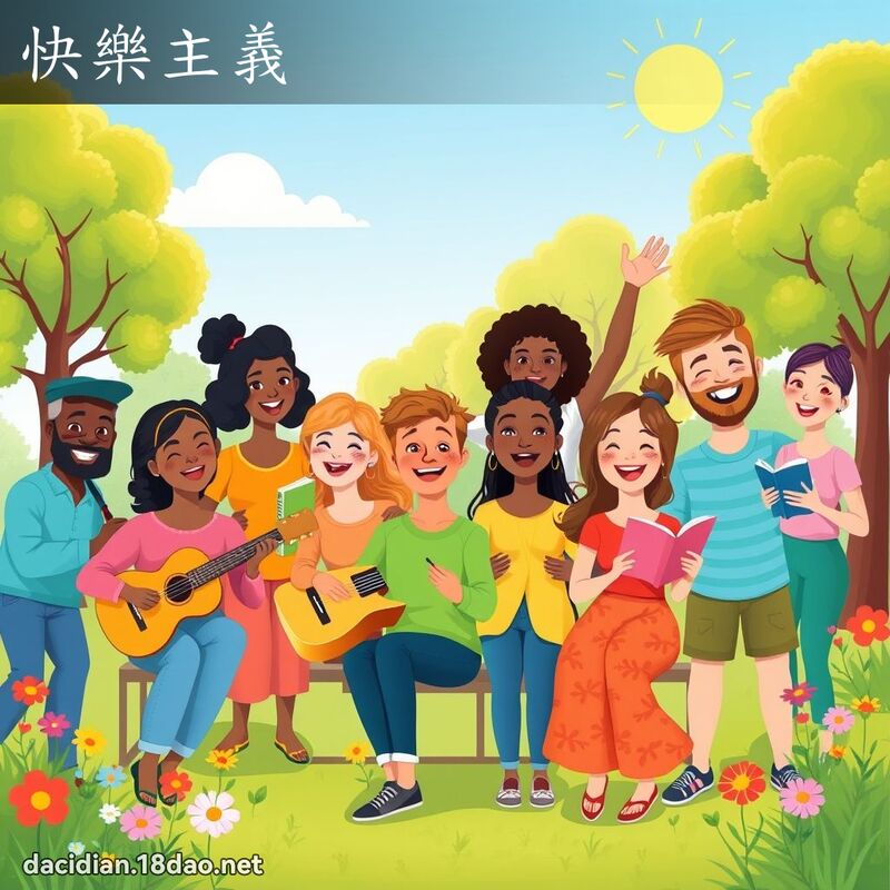 快樂主義 - 國語大辭典配圖
