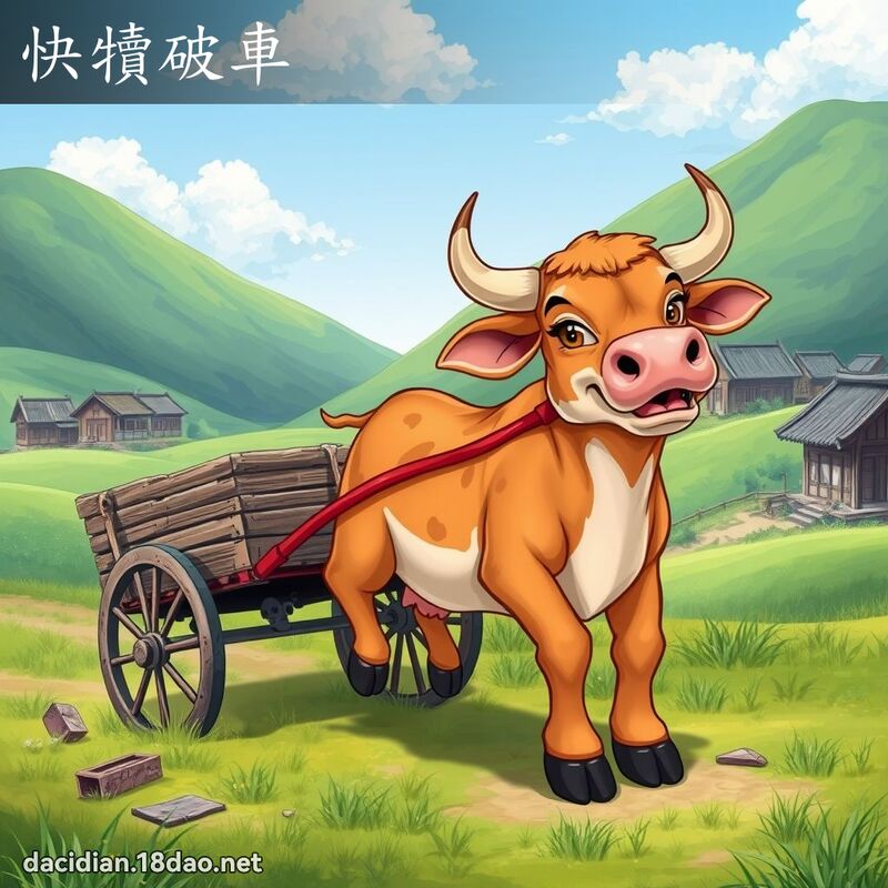 快犢破車 - 國語大辭典配圖
