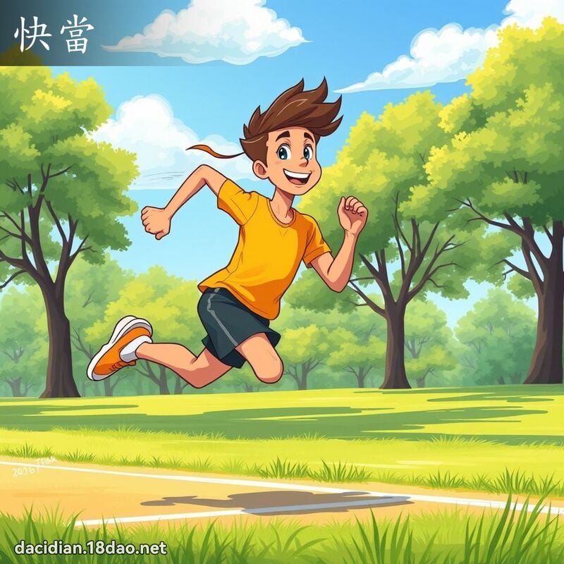 快当 - 国语大辞典配图