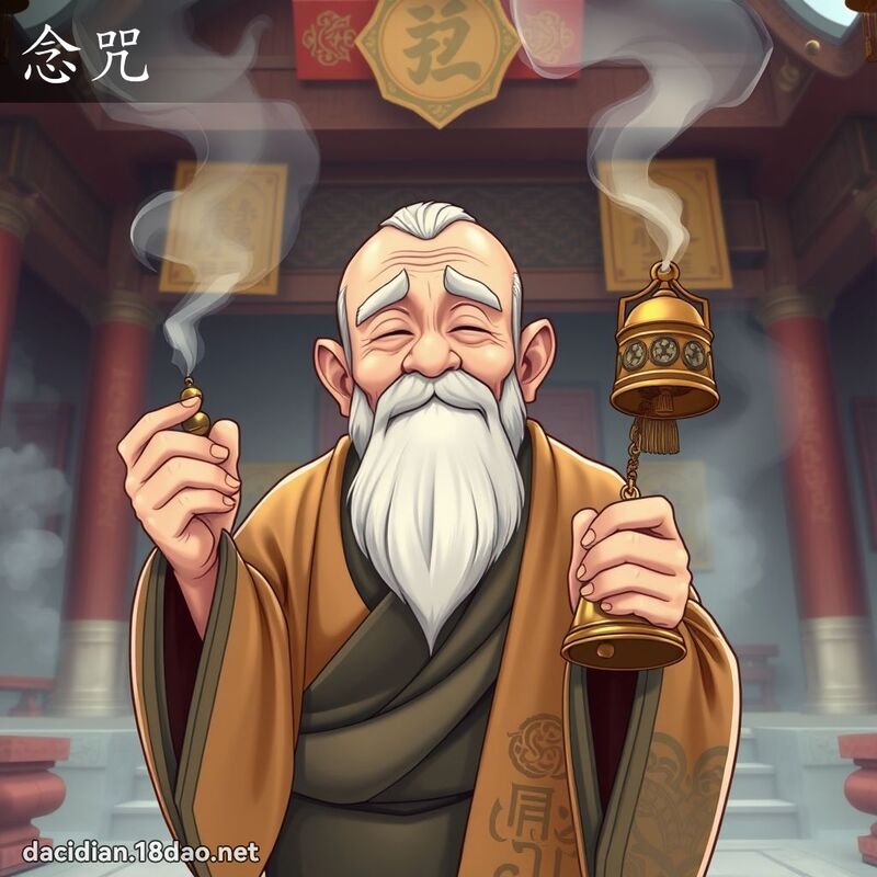 念咒 - 国语大辞典配图