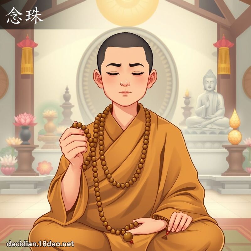 念珠 - 國語大辭典配圖
