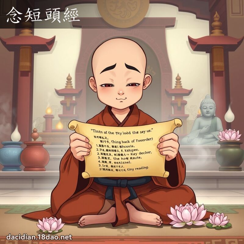 念短头经 - 国语大辞典配图