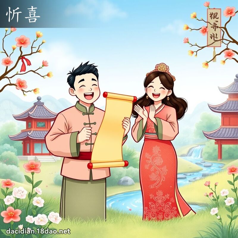 忻喜 - 国语大辞典配图