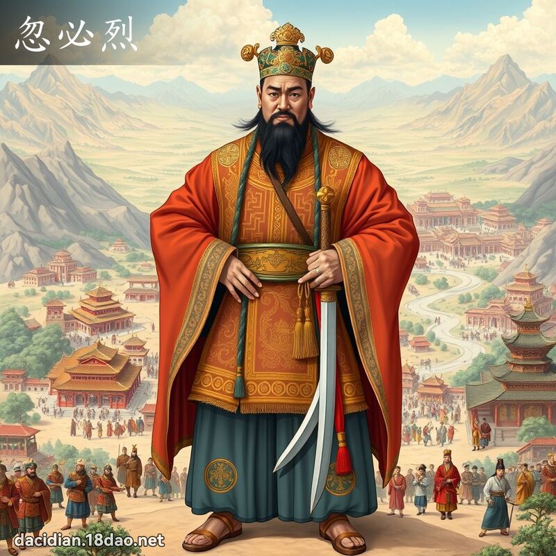 忽必烈 - 國語大辭典配圖