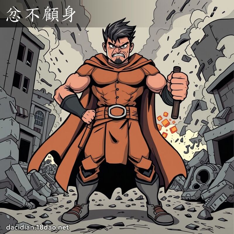 忿不顧身 - 國語大辭典配圖