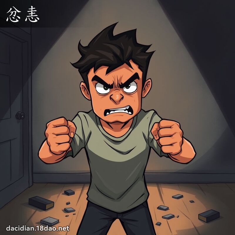 忿恚 - 國語大辭典配圖