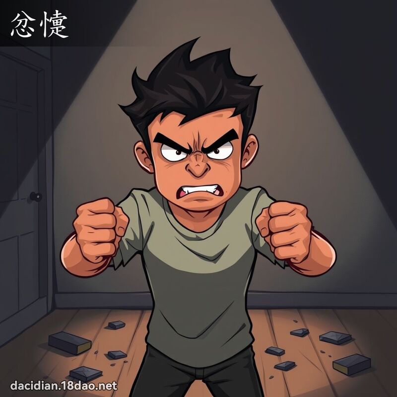 忿懥 - 國語大辭典配圖