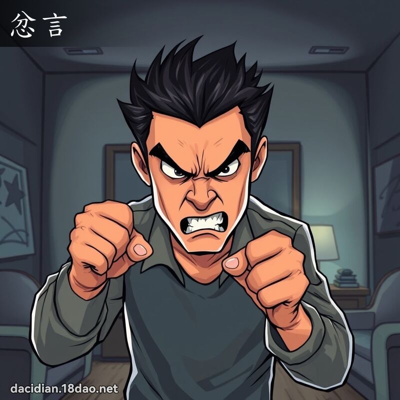 忿言 - 國語大辭典配圖