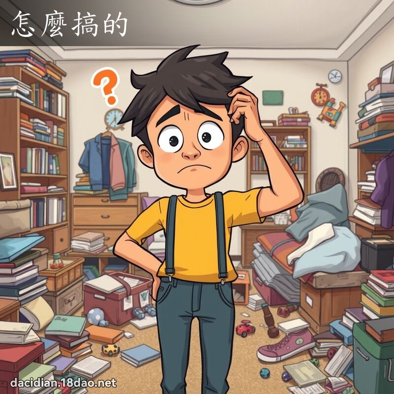 怎麼搞的 - 國語大辭典配圖