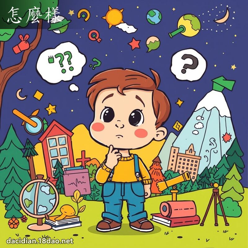 怎么样 - 国语大辞典配图