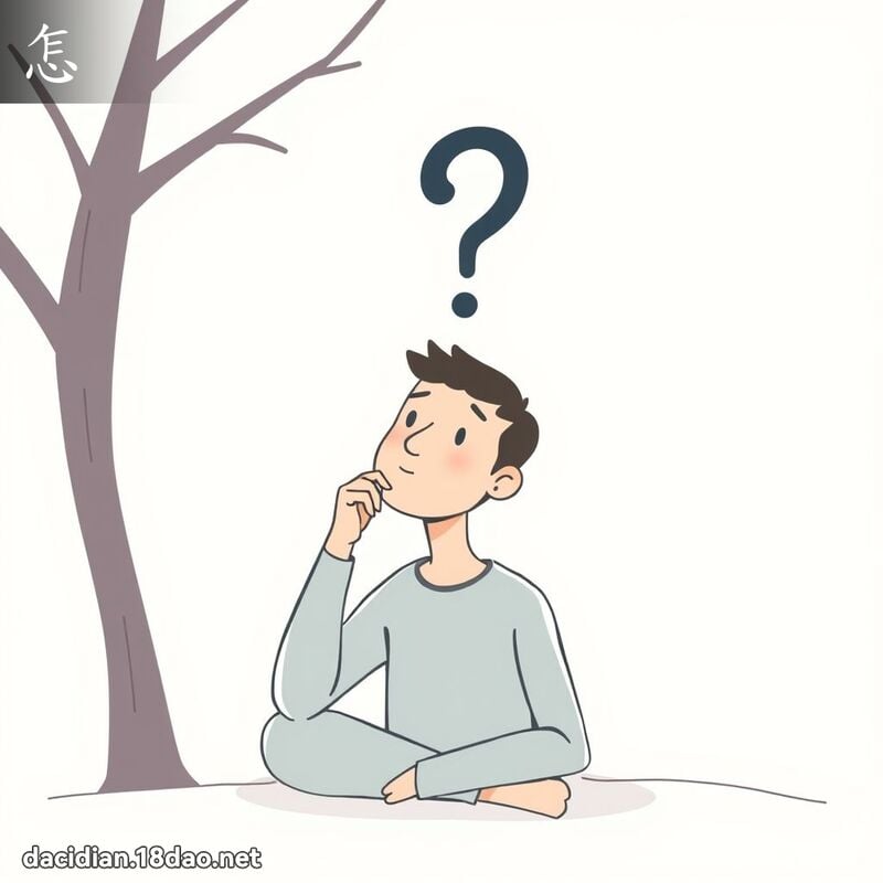 汉字: 怎 (多音字)