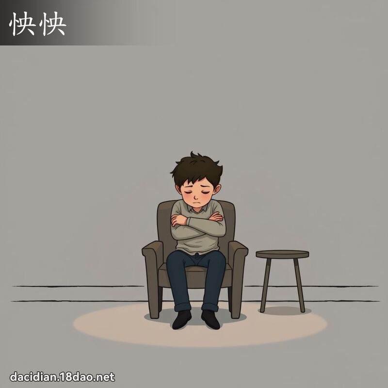 怏怏 - 國語大辭典配圖