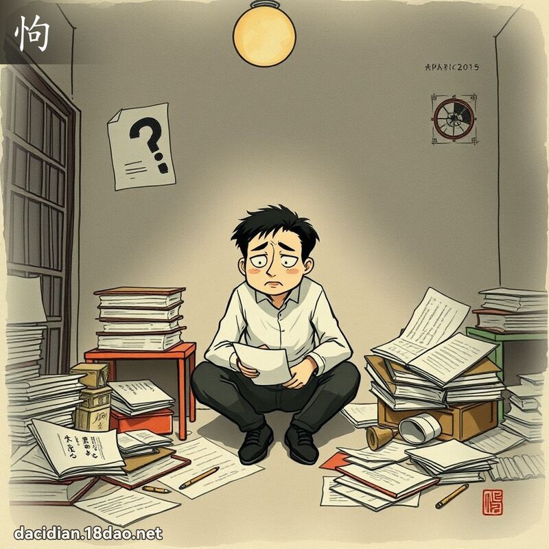 怐 - 國語大辭典配圖