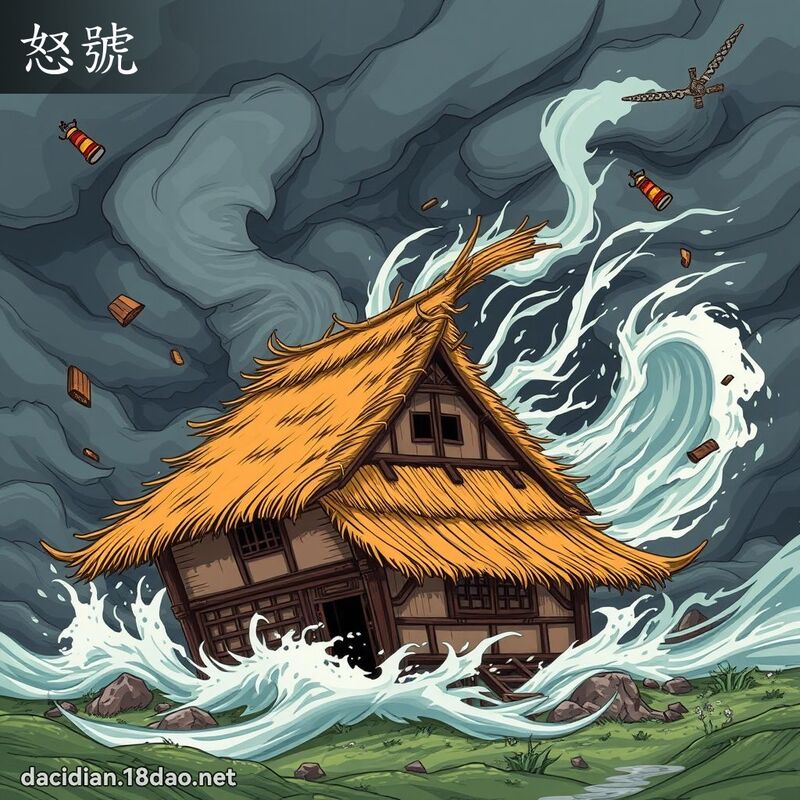 怒號 - 國語大辭典配圖