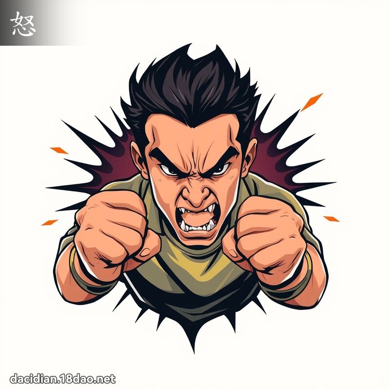 怒 - 国语大辞典配图