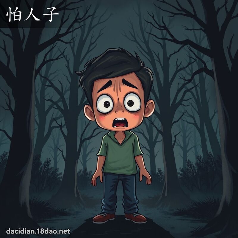 怕人子 - 國語大辭典配圖