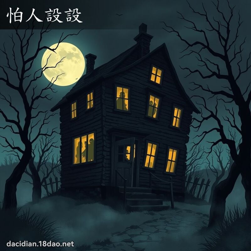 怕人設設 - 國語大辭典配圖