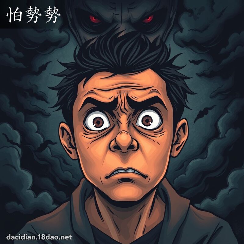 怕势势 - 国语大辞典配图
