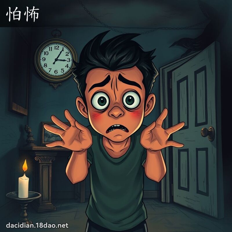 怕怖 - 國語大辭典配圖