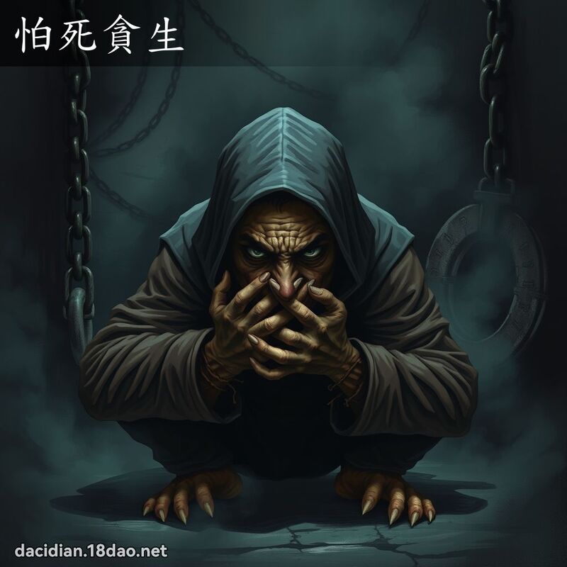 怕死贪生 - 国语大辞典配图